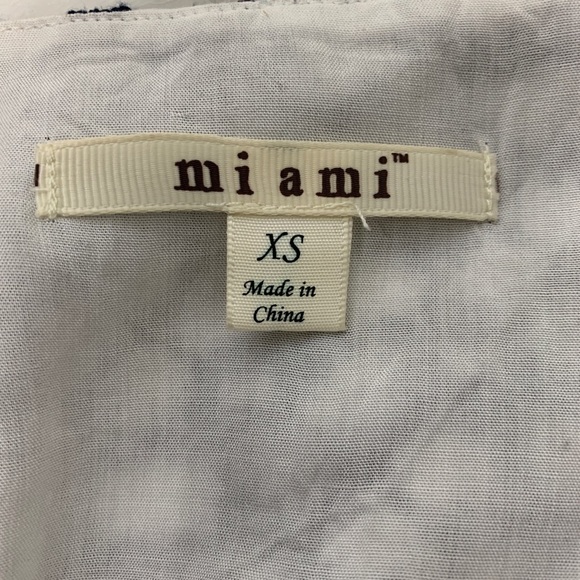 Francescas Blue & White Embroidered Tank Top - Picture 4 of 5